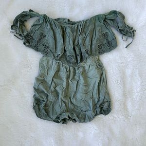 American Eagle Off Shoulder Romper